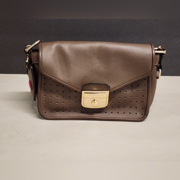 Longchamp Leather Punching Mademoiselle 2 Way Shoulder Bag - Picture 1 of 16